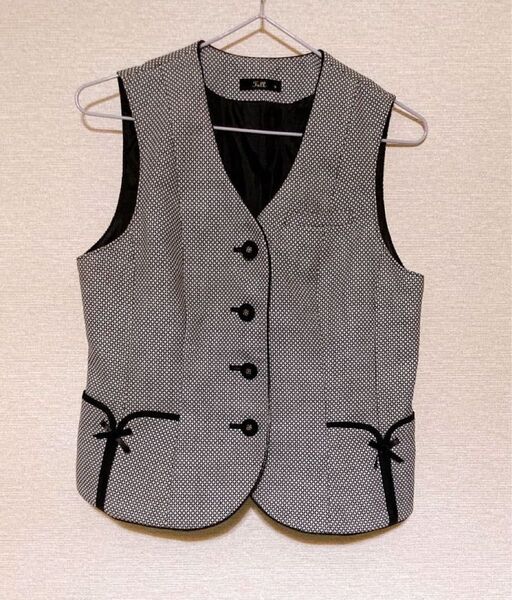 FOLK フォーク nuovo ヌーヴォ ベスト 9号 事務服 制服 リボン OL