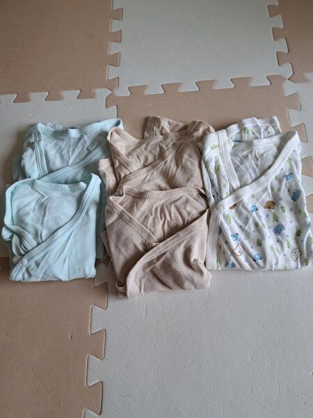 ベビー肌着 短肌着 コンビ肌着 5枚セット 50-60