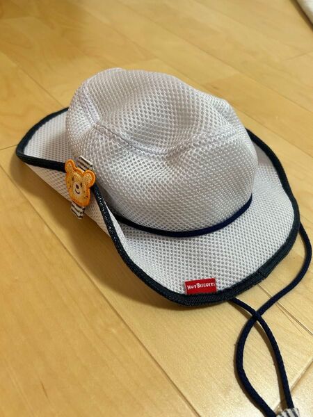 HOT BISCUITS MikiHouse ホットビスケッツ ミキハウス くま メッシュ ベビー 帽子 ハット 男女兼用