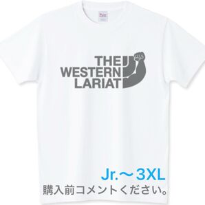 プロレス Tシャツ スタン・ハンセン ウエスタンラリアット ノースフェイス 長州力 小橋建太 小島聡 三冠チャンピオン 天龍源一郎