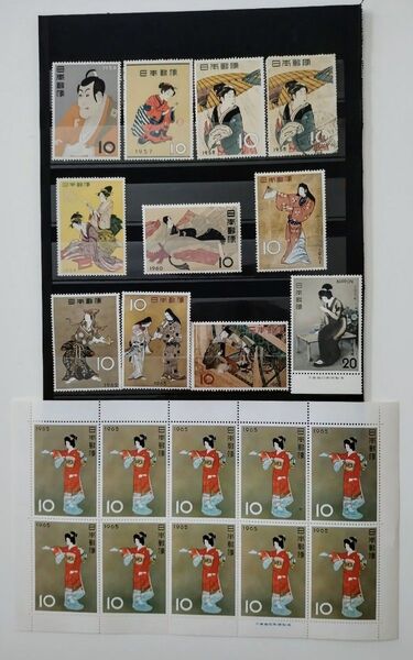 切手趣味週間 写楽 序の舞他