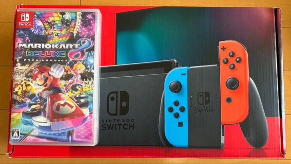 Switch本体、マリオカート8DX Switch R ジョイコン Joy-Con 任天堂 Nintendo セット