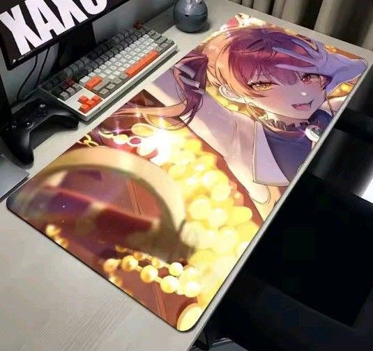 ホロライブ 宝鐘マリン ラバーマット デスクマット