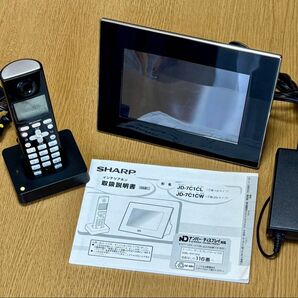 SHARP インテリアホン JD-7C1CL フォトフレーム ファックス