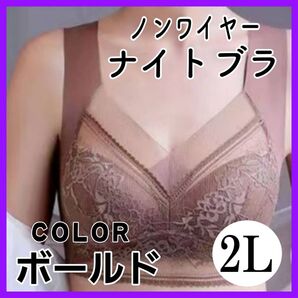 【2L ボールド】ブラジャー 接触冷感 涼しい ナイトブラ ノンワイヤーブラ 夏 レディース ノンワイヤー ナイトブラ