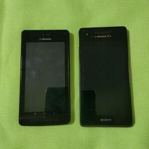 ジャンク品 スマホ2台セット P-02D SO-01E