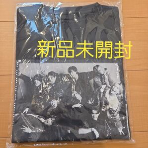 【新品未開封】Tシャツ Snow Man 黒 肖像ver. スノーワールド