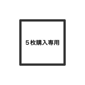 5枚購入専用ページ