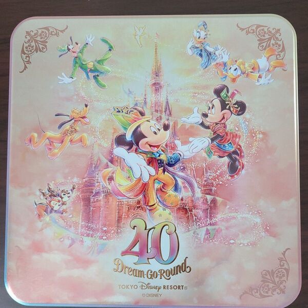 トトト、東京ディズニーリゾートのデザインがうちゅくしい!サイズ約20x20x9.5cm 40周年Dream Go Round