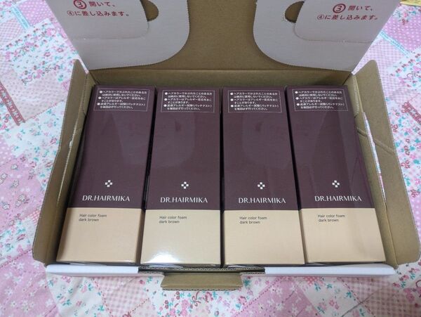 DR. HAIRMIKAドクターヘアミカ ヘアカラーフォーム 80g×4本