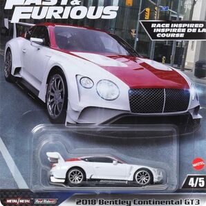 ホットウィール 2018 Bentley Continental GT3 ホットウィール ベントレー コンチネンタル GT3