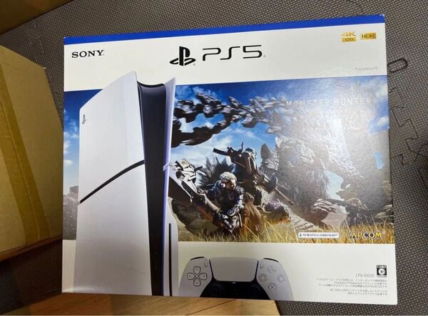 新品未開封 PlayStation5 PS5 本体 モンスターハンターワイルズ 同梱版 CFIJ-10025 1TB モンハン