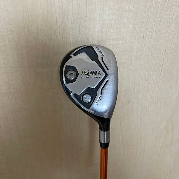 名器 松山英樹も使用歴あり HONMAツアーワールドTW727 U4 22度ツアーAD DI-95Xハイブリッド ヘッドカバー有り