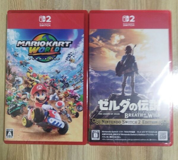 新品未開封 マリオカートワールド ゼルダの伝説 ブレスオブザ ワイルド Nintendo Switch2 スイッチ2