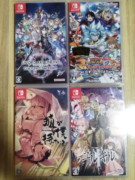 ソードアートオンライン 遊戯王 狐が僕を待っている 冤罪執行遊戯ユルキル Nintendo Switch まとめ売り
