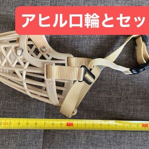 2種セット★犬 口輪 マズル メッシュタイプ&アヒル口