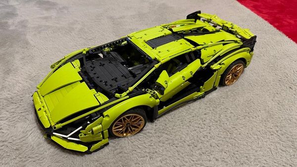 レゴテクニック ランボルギーニ シアン LEGO テクニック レゴ レゴテクニック ランボルギーニ シアン TECHNIC 完成品