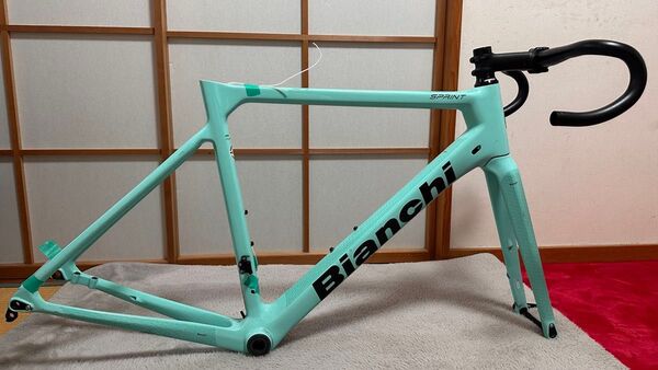 Bianchi sprint disc フレームセット 55 フレームセット カーボンフレーム フレーム ビアンキ DISC
