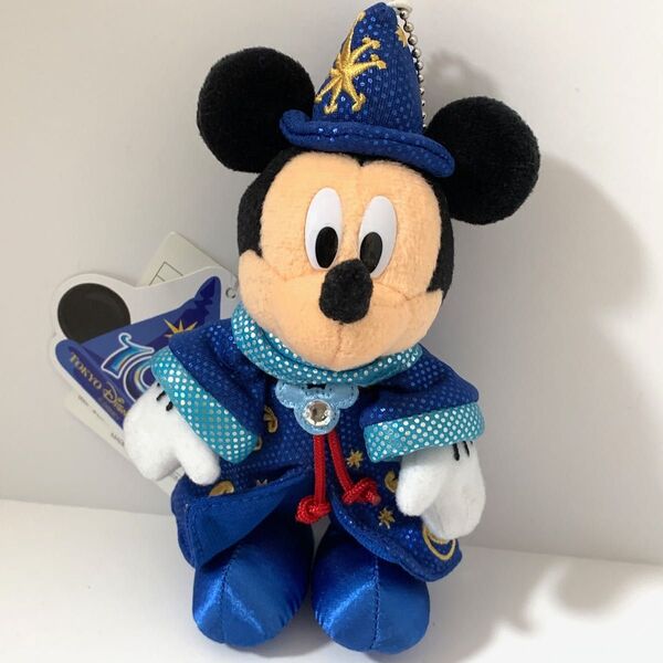 ミッキー ぬいぐるみバッジ ディズニーシー 10周年 タグ付き TDS ミッキーマウス Disney ミニーマウス