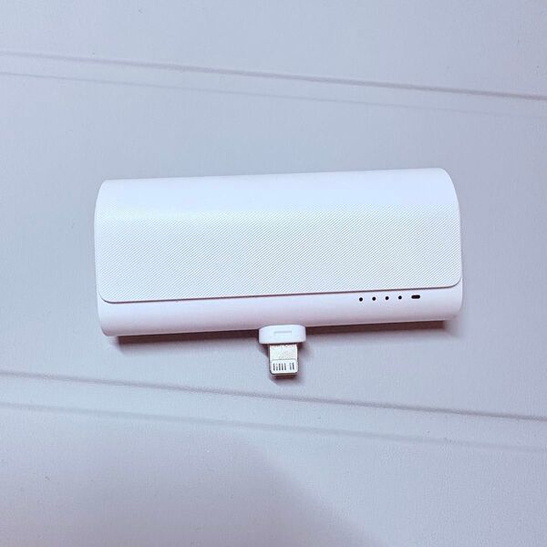 【5000mAh】モバイルバッテリー 充電器 Lightning出力 USB-C入力