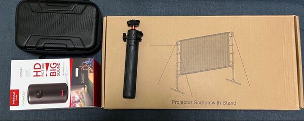 Anker Nebula Capsule II ネビュラ カプセル2 専用ケース 専用三脚 100インチスクリーンセット