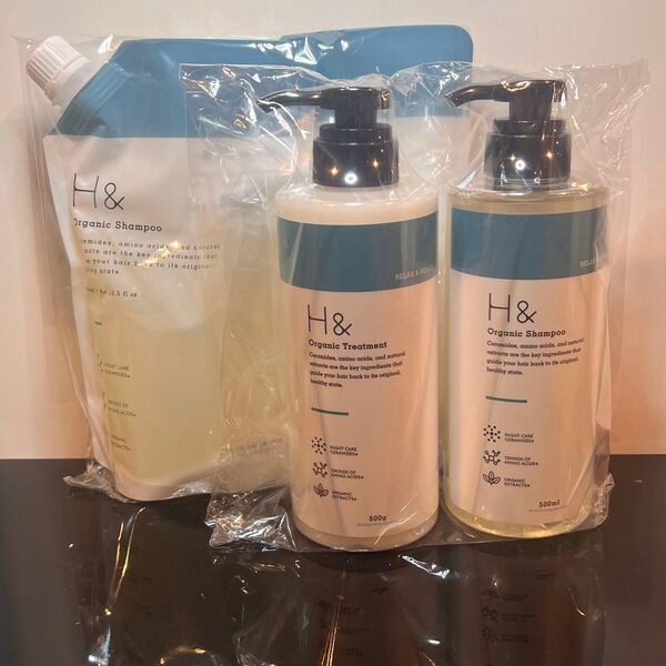 H& アッシュアンド オーガニック シャンプー & トリートメント 4点セット