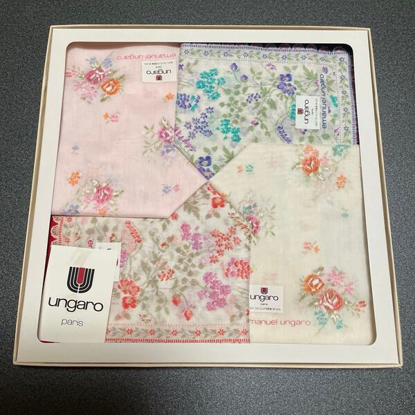ungaro ハンカチ 4枚セット