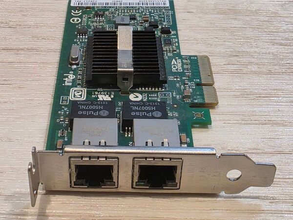 Intel製 ギガビットLANカード 2ポート PRO/1000 PT PCIe