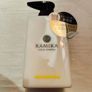 KAMIKA クリームシャンプー ベルガモットジャスミンの香り ポンプ 400g×1個