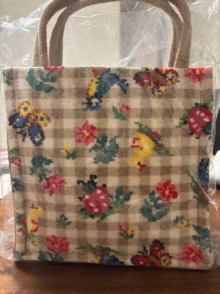 良柄☆ひよこちゃん フェイラー ハイジチェック トートバッグ 【完売品】FEILER