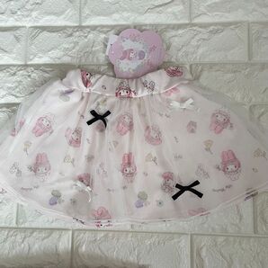 マイメロディチュール付フリルスカート 90cm☆キュートなリボン付【未使用品】
