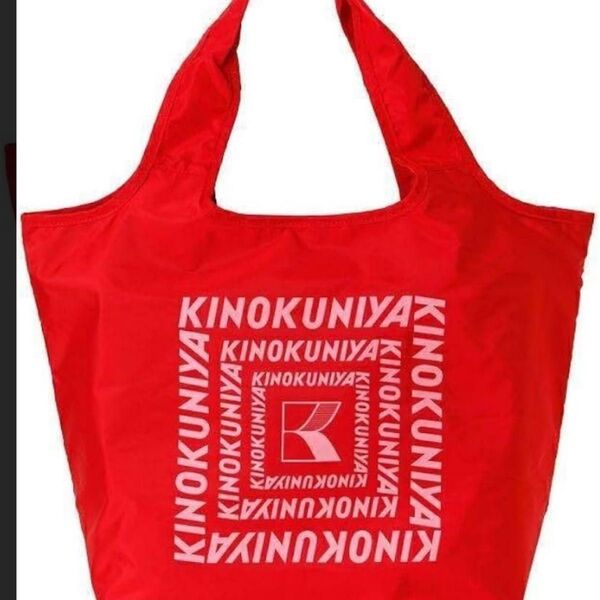 KINOKUNIYA エコバッグ レッド 未使用 りんご