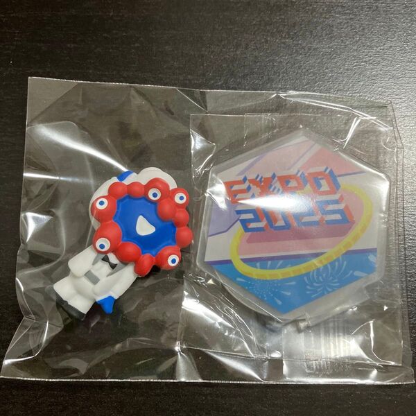 ミャクミャクフィギュアコレクション シークレット スーツ(白) アクリル ポリレジン製 大阪関西万博 限定品