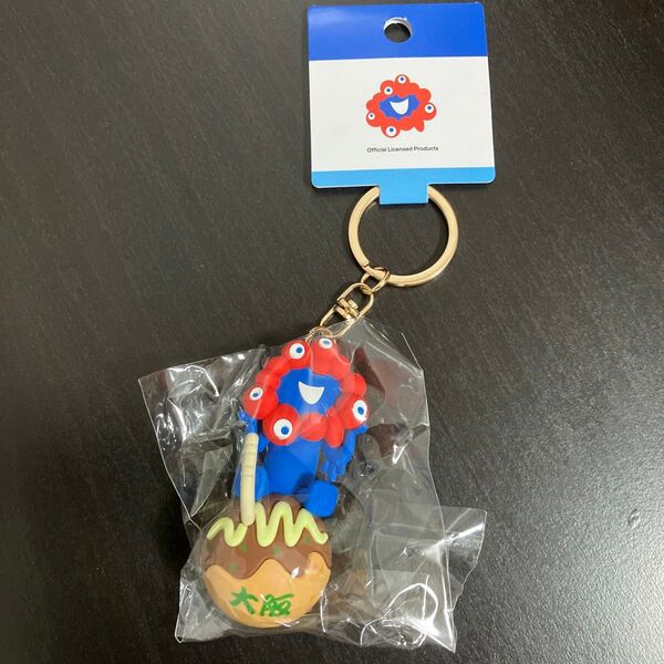 45) 立体マスコット たこ焼き キーホルダー ミャクミャク 大阪関西万博 ストラップ フィギュア