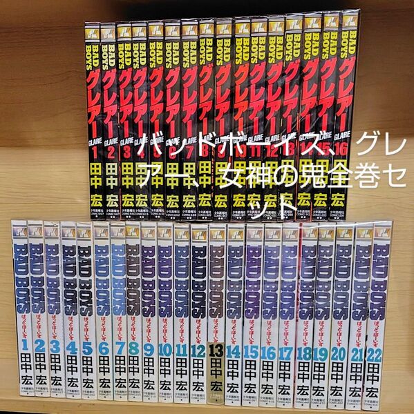 BAD BOYS バッドボーイズ グレアー 女神の鬼 全巻セット 田中宏