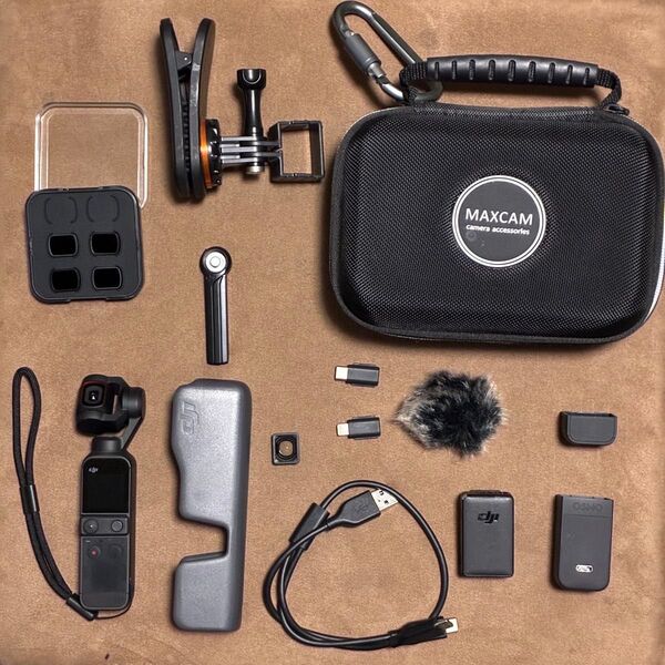 DJI Osmo Pocket2(NDフィルタ、ケース、クリップ付)