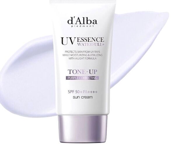 新品 ダルバ d'Alba トーンアップ サンクリームパープル 50ml UV 化粧下地 日焼け止め 紫