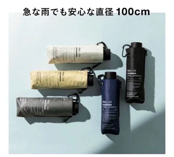 新品 IZA LARGE&COMPACT 日傘 メンズ イーザ iza ブラック 黒 晴雨兼用 折り畳み傘 ZA010 ラージ