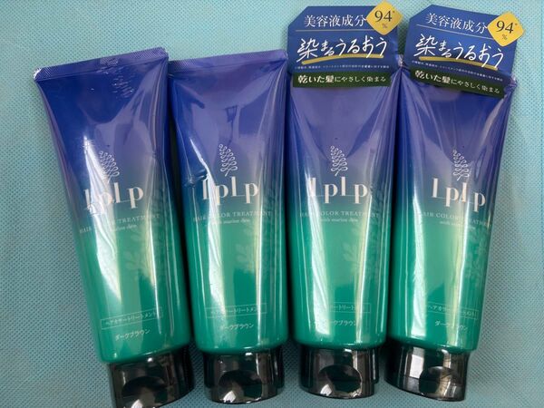 新品 ルプルプ LPLP ヘアカラートリートメント ダークブラウン 200g×2 白髪染め ヘアカラー ヘアカラーシャンプー