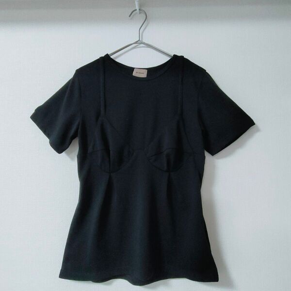 THE SHISHIKUI BRA TE ブラT カットソー 黒 S