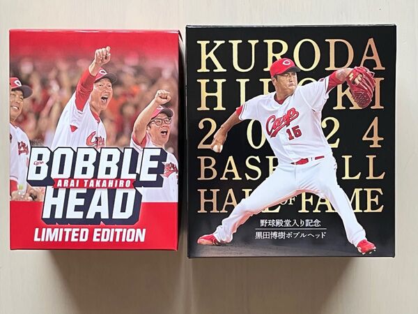 広島カープ 黒田博樹 新井監督 ボブルヘッド セット