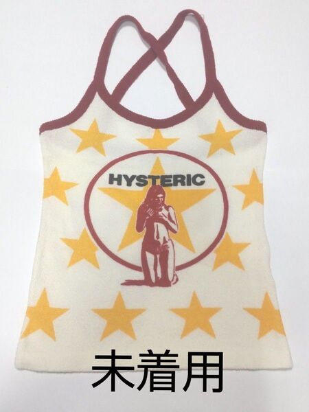 未着用 HYSTERIC GLAMOUR ホルターネック キャミソール ノースリーブ タンクトップ 星 ヒス