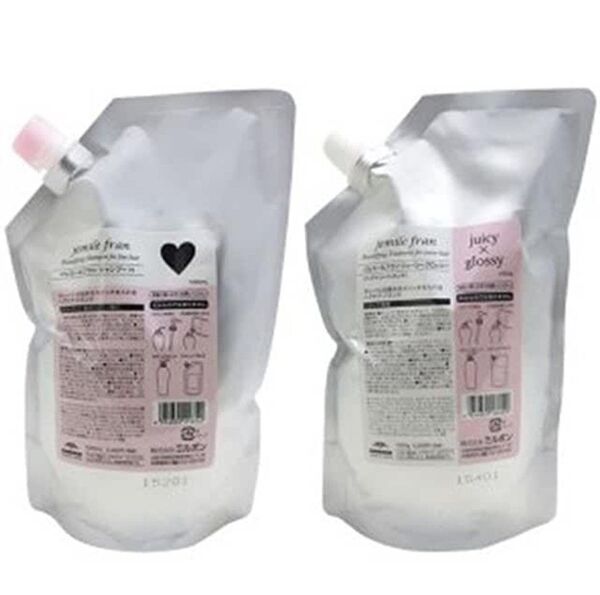 ミルボン ジェミールフラン シャンプー ハート&ジューシーグロッシートリートメントセット(1000ml+1000g)×1個