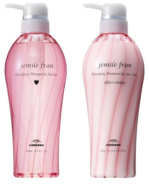ミルボン ジェミールフラン シャンプー ハート&シルキーシャイニートリートメントセット(500ml+500g)×1個