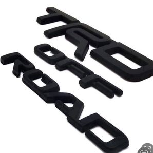 TRD OFF ROAD マットブラックエンブレム エンブレム ヤリスクロス プラド RAV4