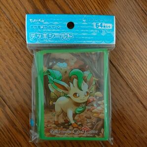ポケモンカードゲーム デッキシールド リーフィア 64枚