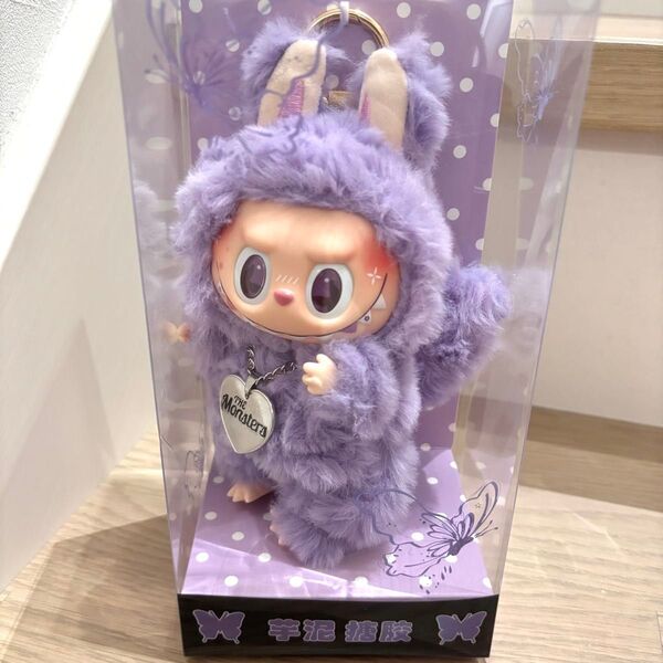 【新品】LABUBU ラブブ ぬいぐるみ パープル