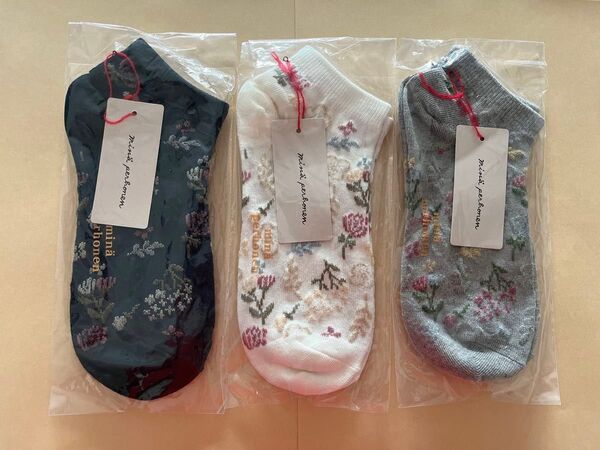 ソックス minaperhonen ミナペルホネン レディース 靴下 新品