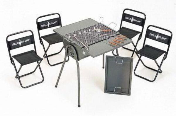 【新品】フィールドチャンプ BQコンロ&テーブルセット