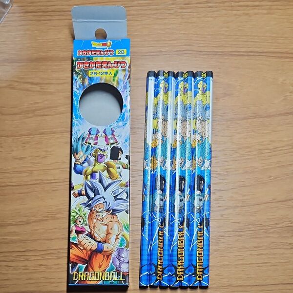 ショウワノート ドラゴンボール超かきかたえんぴつ2B 2019 7本セット ※箱の有無は相談